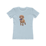 Vizsla 'Augie' Women's Slim Fit Ringspun Cotton T-Shirt