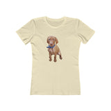 Vizsla 'Augie' Women's Slim Fit Ringspun Cotton T-Shirt
