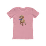 Vizsla 'Augie' Women's Slim Fit Ringspun Cotton T-Shirt