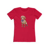 Vizsla 'Augie' Women's Slim Fit Ringspun Cotton T-Shirt