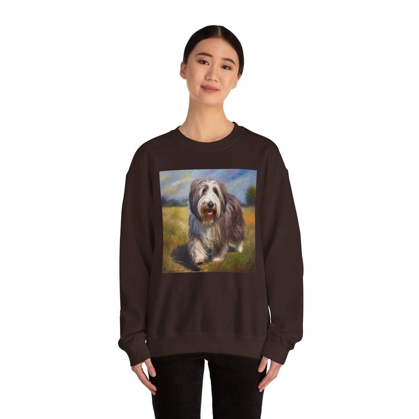 Bearded Collie Charm Crewneck Sweatshirt
