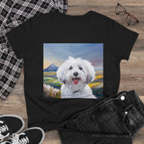 Coton de Tulear Women's Midweight Cotton Tee