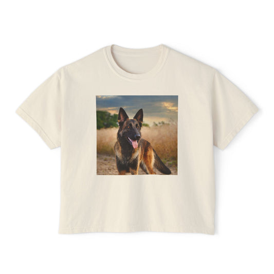 Dutch Shepherd Women's Oversized Boxy Tee