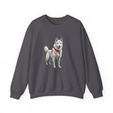 Yakutian Laika - Unisex 50/50  Crewneck Sweatshirt