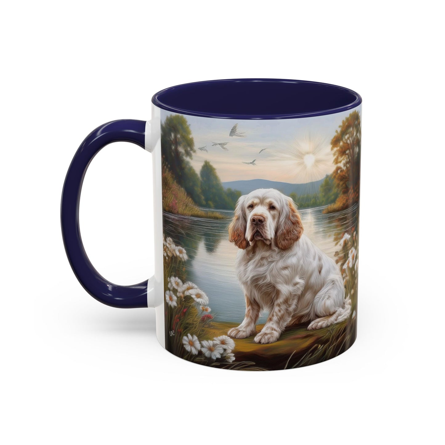 Clumber Spaniel Fine Art Ceramic Accent Coffee Mug