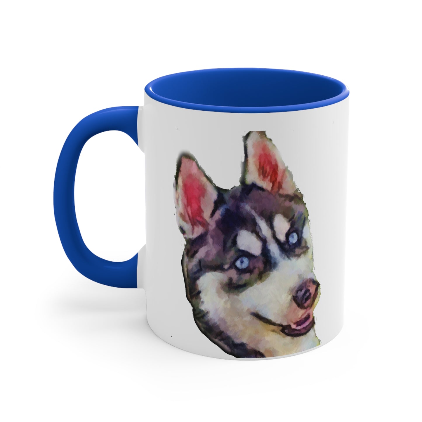 Siberian Husky 'Iditarod' Accent Coffee Mug, 11oz