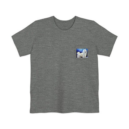American Eskimo Dog Unisex Pocket T-shirt