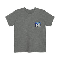 American Eskimo Dog Unisex Pocket T-shirt