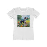 Bluetick Coonhound - Women's Slim Fit Ringspun Cotton Tee