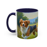 Nederlandse Kooikerhondje - Ceramic Accent Coffee Mug - 2 Sizes