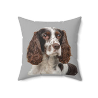 French Spaniel Spun Polyester Throw Pillow
