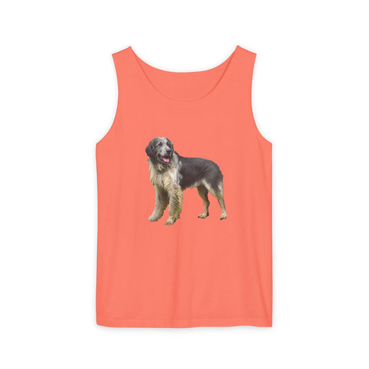 Romanian Carpathian Shepherd  Unisex Relaxed Fit Garment-Dyed Tank Top