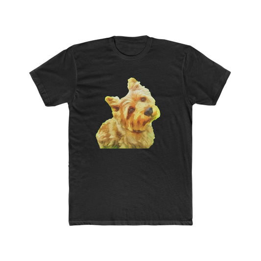 Norwich Terrier - --  Men's Fitted Cotton Crew Tee