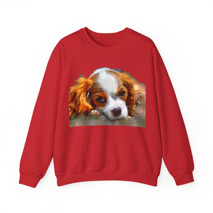 Cavalier King Charles Spaniel Puppy Crewneck Sweatshirt