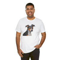 Teddy Roosevelt Terrier Unisex Jersey Short Sleeve Tee