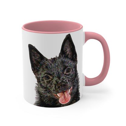 Schipperke Accent Coffee Mug, 11oz