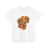 Dachshund 'Doxie #1' Unisex Heavy Cotton Tee