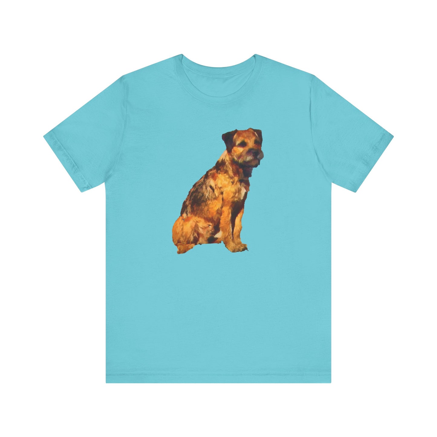 Charming Border Terrier 'Andrew' Unisex Tee