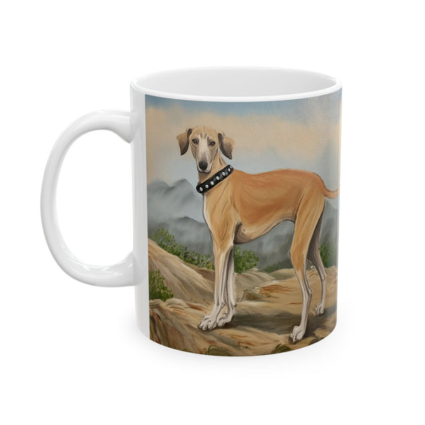 Sloughi - Arabian Greyhound - Ceramic Mug - 2 Sizes