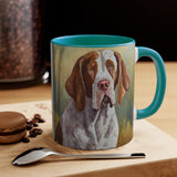Bracco Italiano 'Italian Pointer#' - Accent - Ceramic Coffee Mug, 11oz