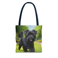 Affenspinscher - Vibrant Polyester Tote Bag