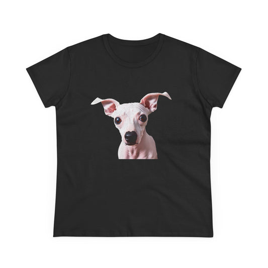 American Hairless Terrier Women's Midweight Cotton Tee