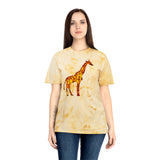 Giraffe 'Camile' Unisex Cotton Color Blast T-Shirt