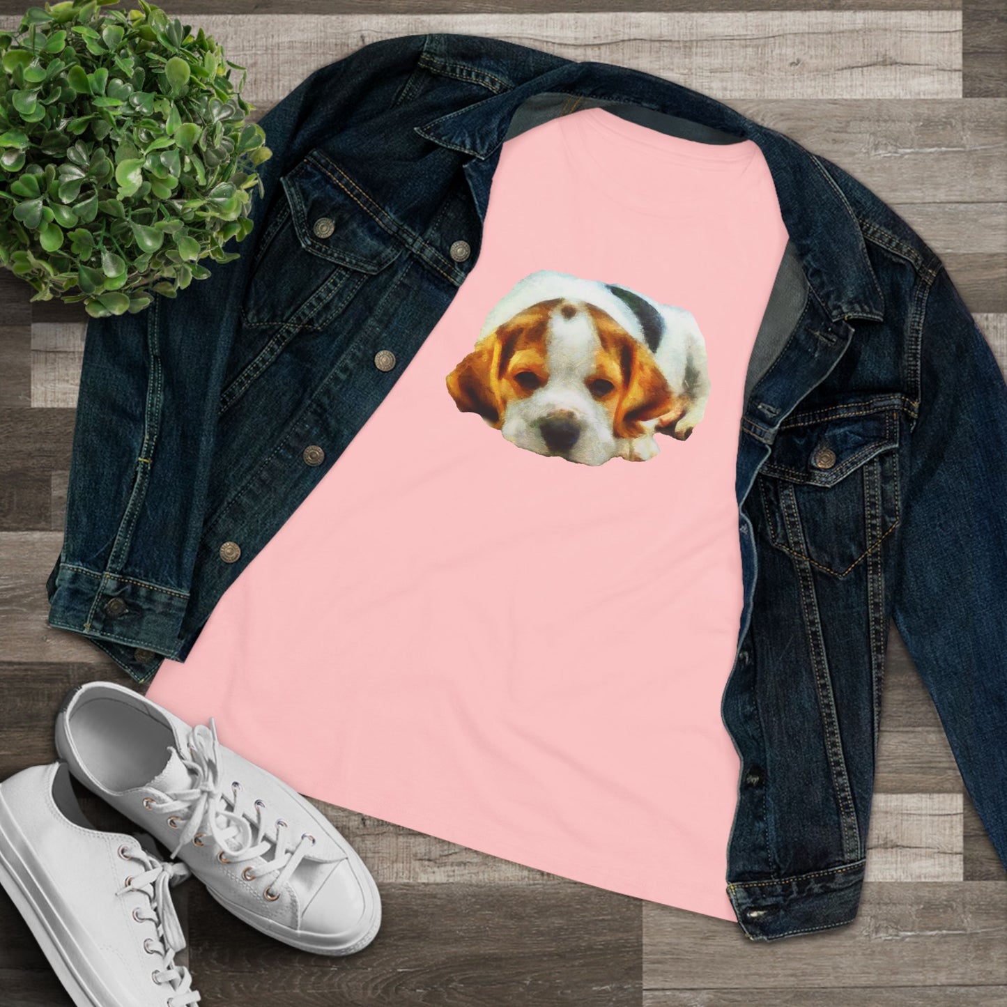 English Foxhound 'Sheeba' Women's Relaxed Fit Tee