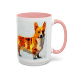 Pembroke Welsh Corgie Ceramic Accent Coffee Mug - 2 Sizes