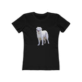 Hungarian Kuvasz  Women's Slim Fit Ringspun Cotten Tee