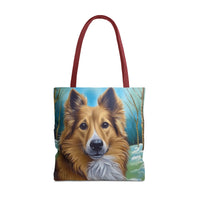 Icelandic Sheepdog Polyester Tote Bag (AOP)