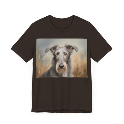 Scottish Deerhound Unisex Jersey Short Sleeve Tee