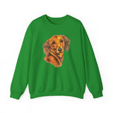 Dachshund 'Doxie #1' Unisex 50/50 Crewneck Sweatshirt