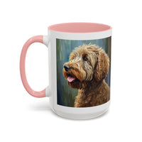 Labradoodle  =- Ceramic Accent Mug - 2 Sizes