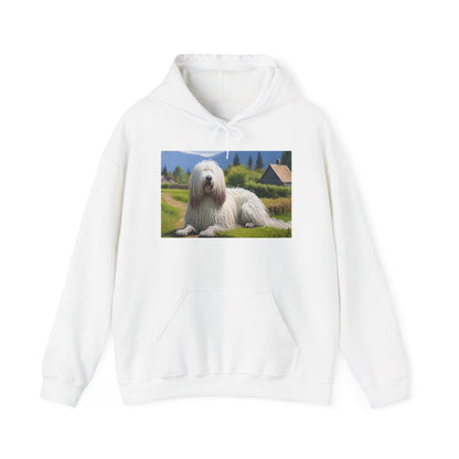 Hungarian Komondor 50/50 Hooded Sweatshirt