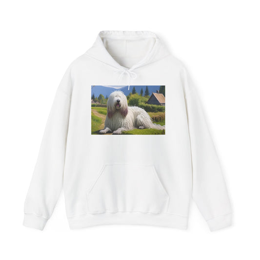 Hungarian Komondor 50/50 Hooded Sweatshirt