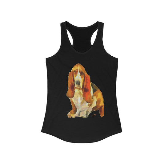 Basset Hound 'Lautrec' Women's Racerback Tank