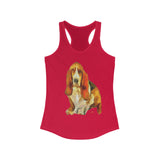 Basset Hound 'Lautrec' Women's Racerback Tank