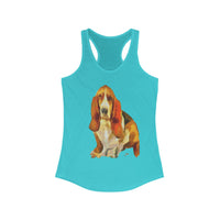 Basset Hound 'Lautrec' Women's Racerback Tank