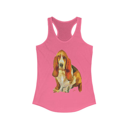 Basset Hound 'Lautrec' Women's Racerback Tank