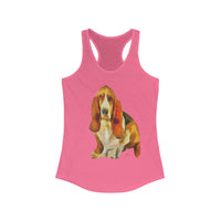 Basset Hound 'Lautrec' Women's Racerback Tank
