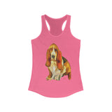 Basset Hound 'Lautrec' Women's Racerback Tank