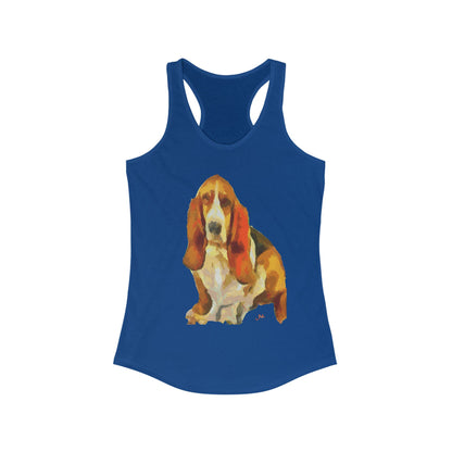 Basset Hound 'Lautrec' Women's Racerback Tank