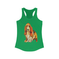 Basset Hound 'Lautrec' Women's Racerback Tank
