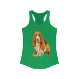 Basset Hound 'Lautrec' Women's Racerback Tank