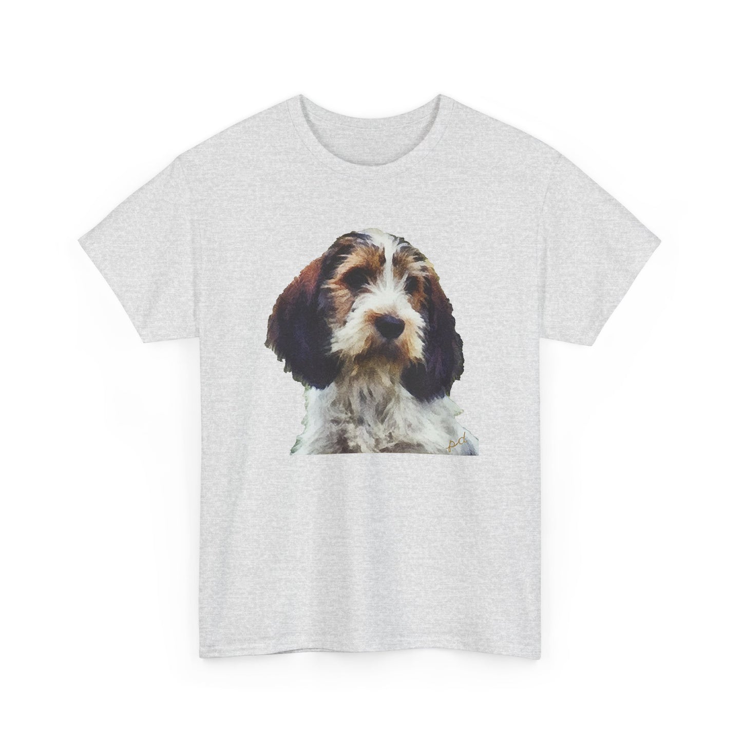 Petit Basset Griffon Unisex Heavy Cotton Tee