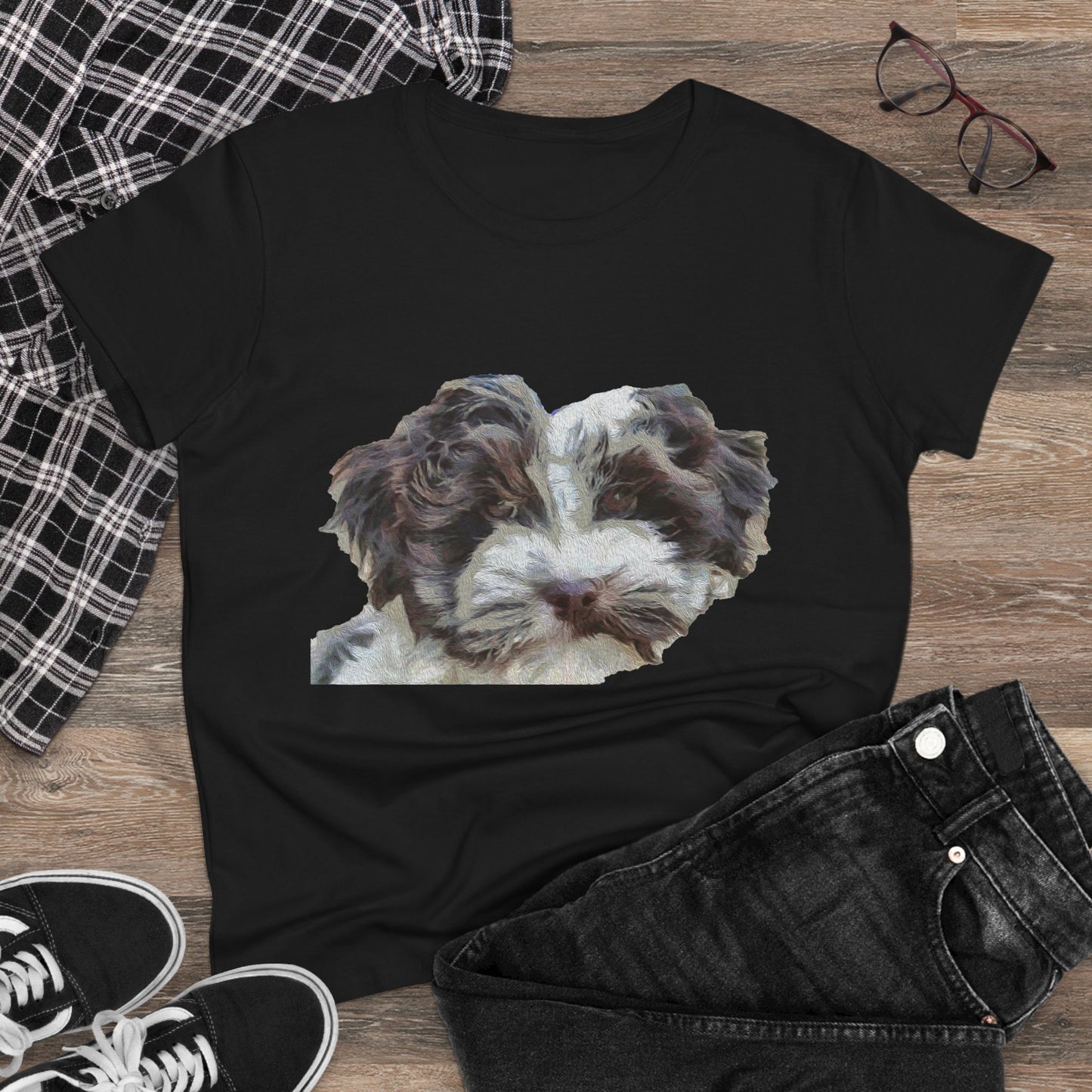 Havaneese 'Fideo' Women's Midweight Cotton Tee