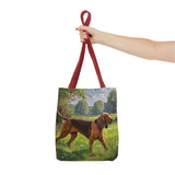 Bloodhound Polyester Tote Bag (AOP)