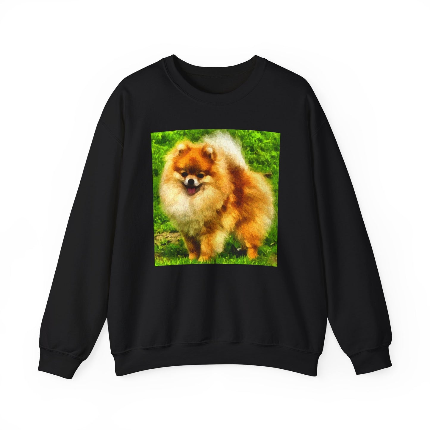 Pomeranian 'Pom Pom' Unisex 50/50 Crewneck Sweatshirt