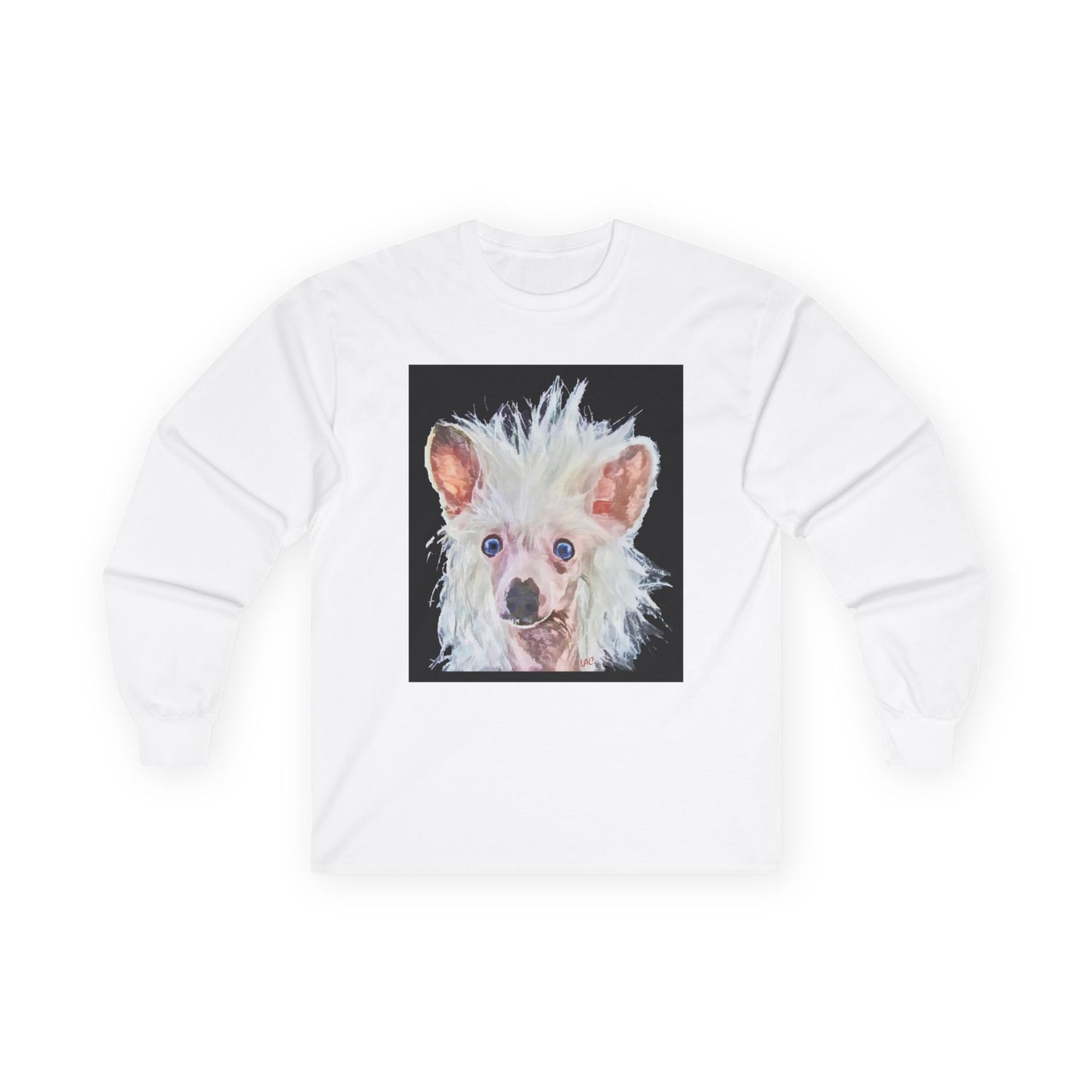 Chinese Crested Unisex Cotton Long Sleeve Tee